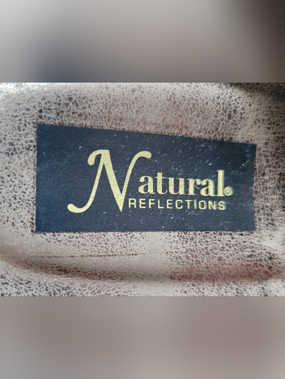 Natural Reflections Lisle Comfort Slip-On Wedge Sandals in Brown/Cognac US 8 - Picture 2 of 16